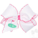 Wee Ones King Golf Grosgrain Bow