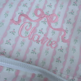 Ribbon Floral Pink Duffel