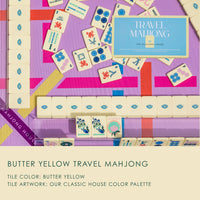 Butter Yellow Travel Mahjong Set