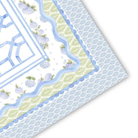 NEW NEOPRENE Hamptons Hydrangea Mahjong Mat