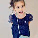 Children's shoulder bag - Louise Blue