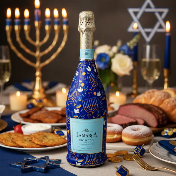 Limited Edition Hanukkah Prosecco Bottle Wrap