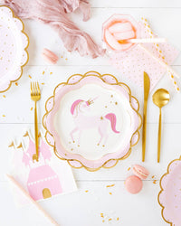 PLPRC37 - Princess Castle Shaped Guest Napkin