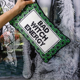 Bad Witch Energy Needlepoint Pillow