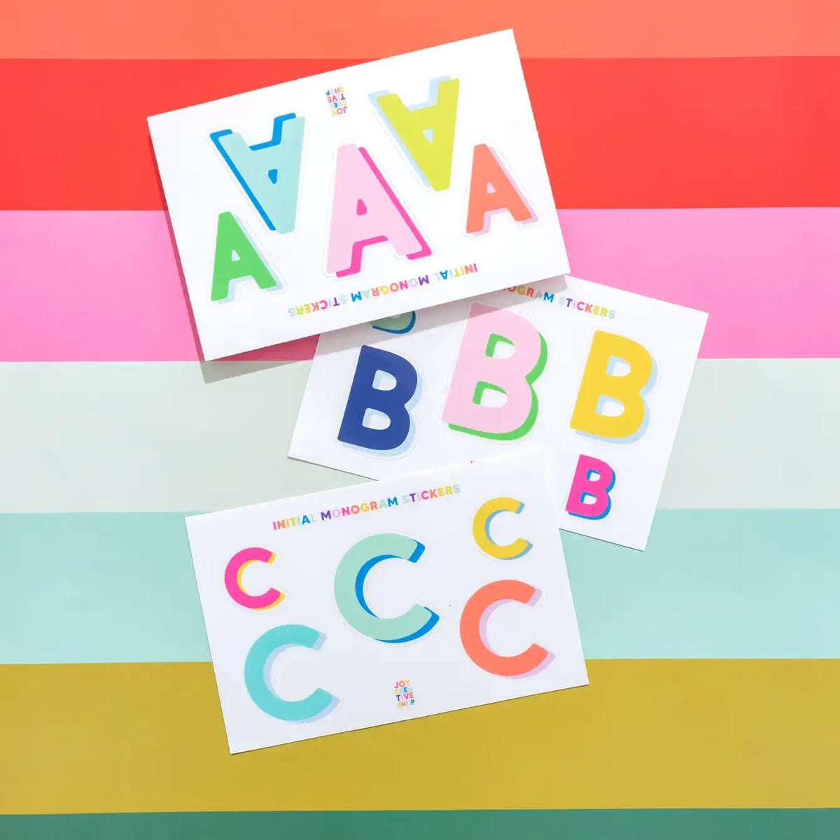Individual Alphabet Stickers - Refills