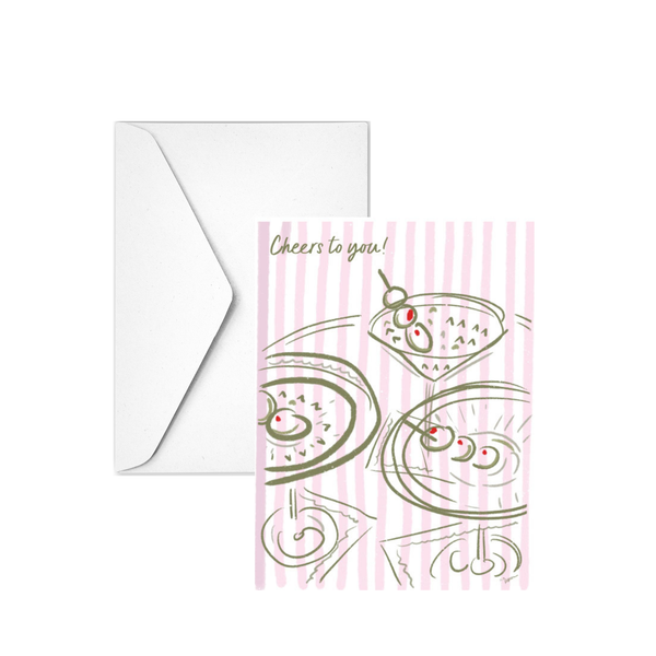 CHEERS TO YOU - Note Card