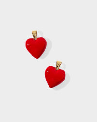Reign Enamel Heart Charm