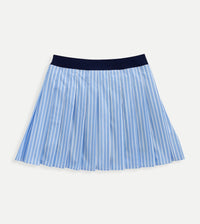 Pleated Poplin Skort