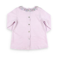 Lavender Ruffle Top