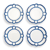 Blue Bamboo Touch Dinner Plate Set of 4