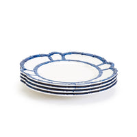 Blue Bamboo Touch Dinner Plate Set of 4