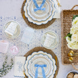 Flower Paper Disposable Dinner Napkin