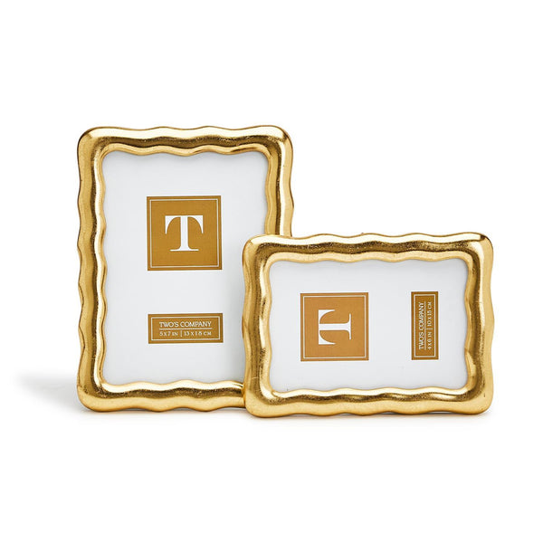 Vintage Ore Photo Frame with Gold Leaf Finish