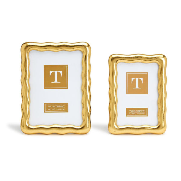 Vintage Ore Photo Frame with Gold Leaf Finish