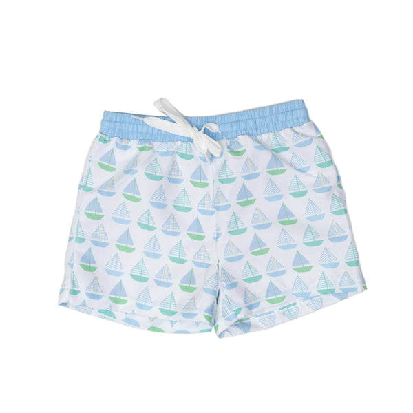 Boys Set Sail Trunks UPF50