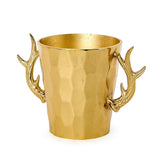 Gold Stag Antlers Ice Bucket / Bottle Chiller