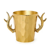 Gold Stag Antlers Ice Bucket / Bottle Chiller