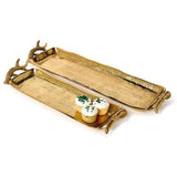 Gold Stag Antlers Serving Trays