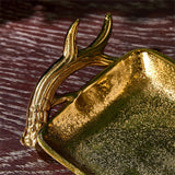 Gold Stag Antlers Serving Trays