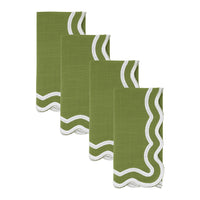 Scalloped Edge Cloth Napkin