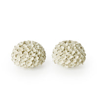 Hand-Crafted Hydrangea Flower Bud Vases / Taper Candle Holders