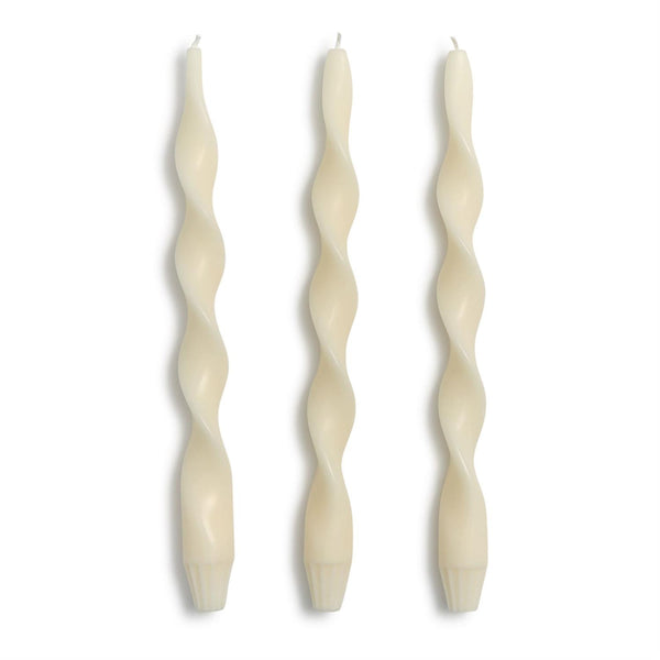 Twist and Glow Set of 3 Ivory 12