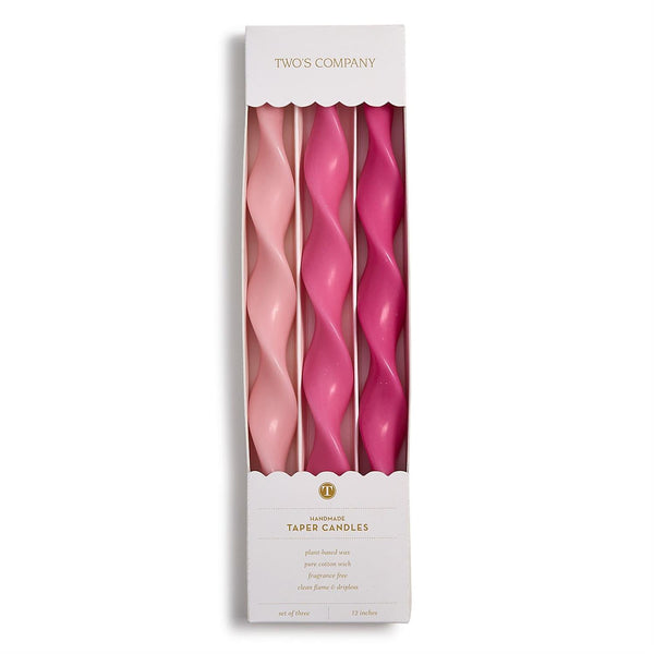 Twist and Glow Set of 3 Pink Hue 12