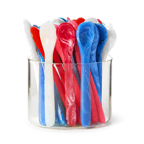 Red, White and Blue Spoons
