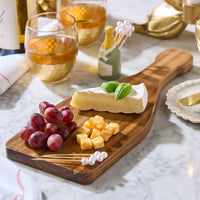 Champagne Bottle Wood Charcuterie Board