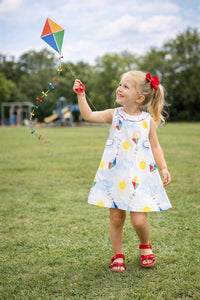 Kites Pima Cotton A Line Girl's Dress