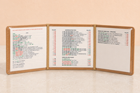 Mahjong Card Folio - Hydrangea Blue