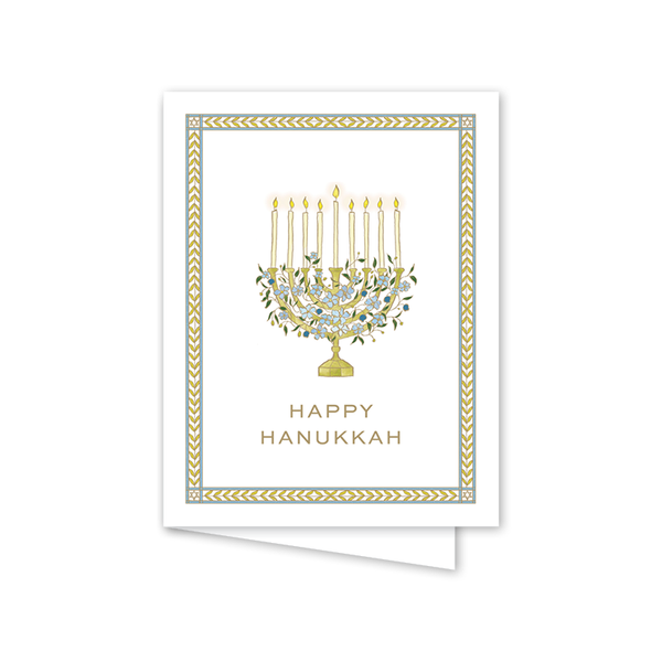 Garden of Sharon Blue Menorah