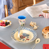 Melamine Kids Bowl | Nathalie Lété Blue Print - 8.4oz