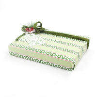 Green Stripe Gift Wrapping Paper | Green Gift Wrap