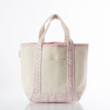 Block Print Handy Open Tote