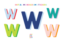 Individual Alphabet Stickers - Refills