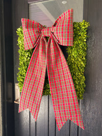 The Yuletide Tartan Bow