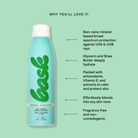 Bask SPF 30 Mineral Non-Aerosol Spray - Reef Safe Sunscreen