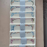 French Menu Stationery Set of 8