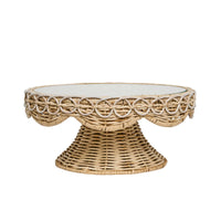 Provence Rattan - Cake Stand Whitewash