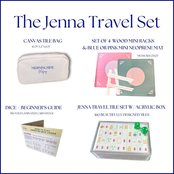 The Jenna Embossed Travel Set