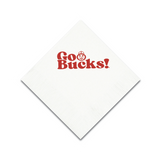 Ohio State White 3 ply Napkins Set of 25