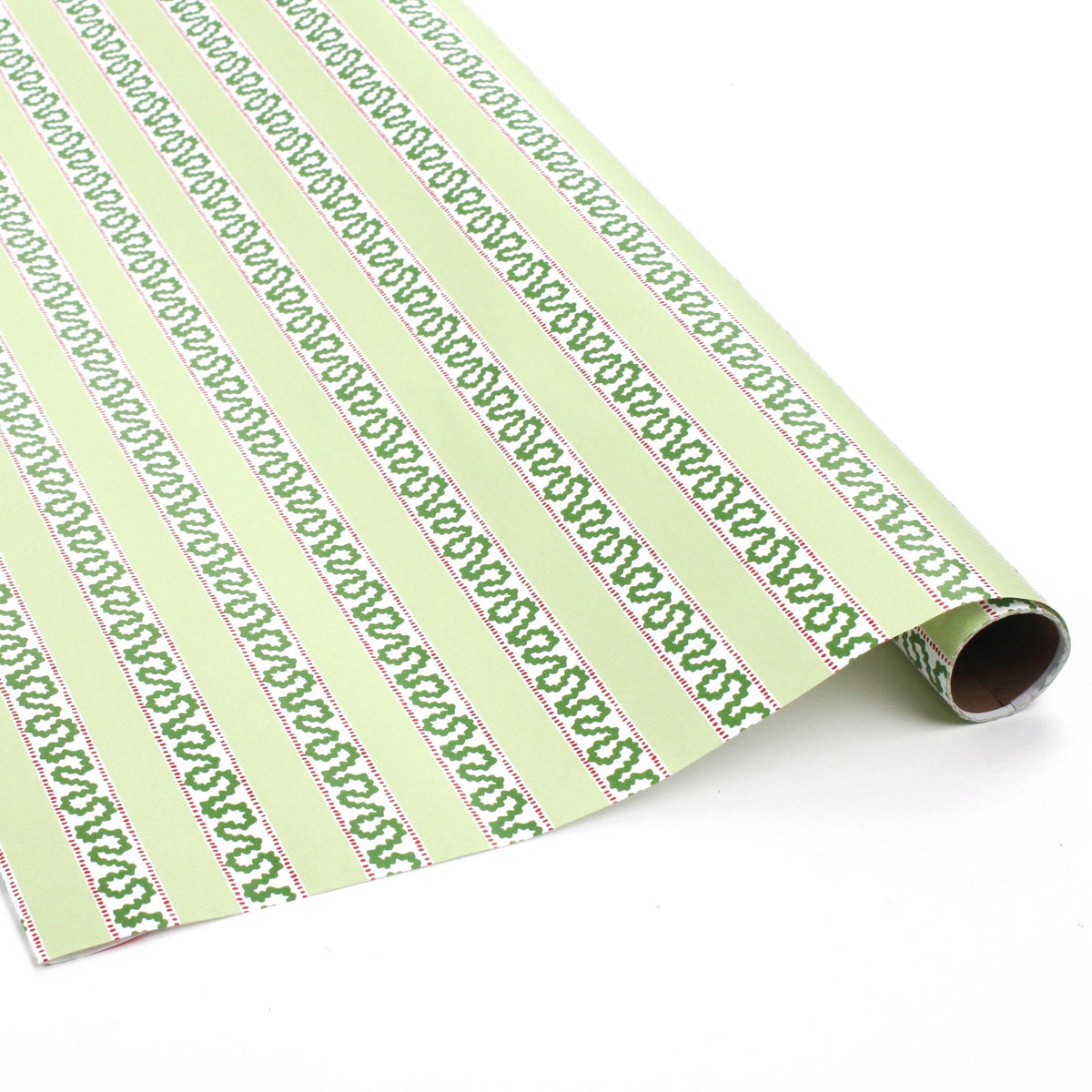 Green Stripe Gift Wrapping Paper | Green Gift Wrap