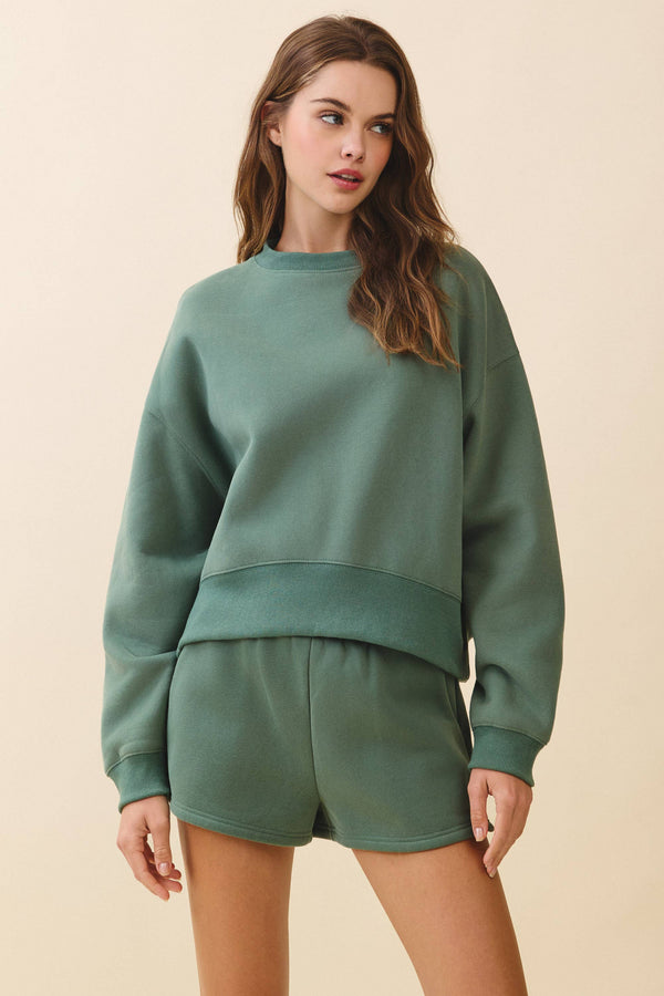 Dropped Shoulder Sweatshirt