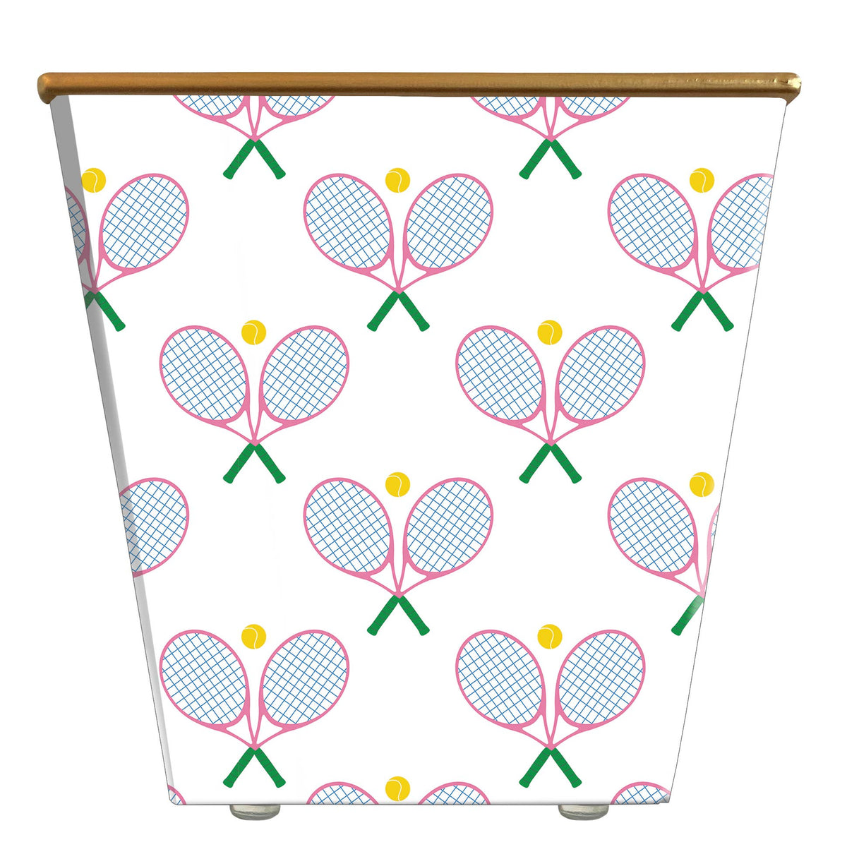 WHH Pink Tennis Racquets Cachepot Candle