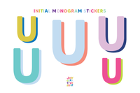 Individual Alphabet Stickers - Refills