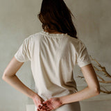 AD1004 | Organic Cotton Garment Dyed Crew Neck Top