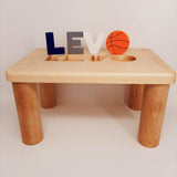 Personalized Puzzle Name Bench (Uper Case + 1 sign )