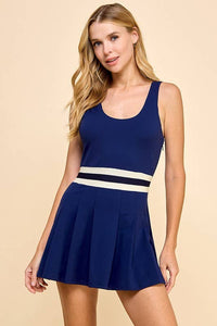 Scoop Neckline Athletic Dress