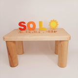 Personalized Puzzle Name Bench (Uper Case + 1 sign )